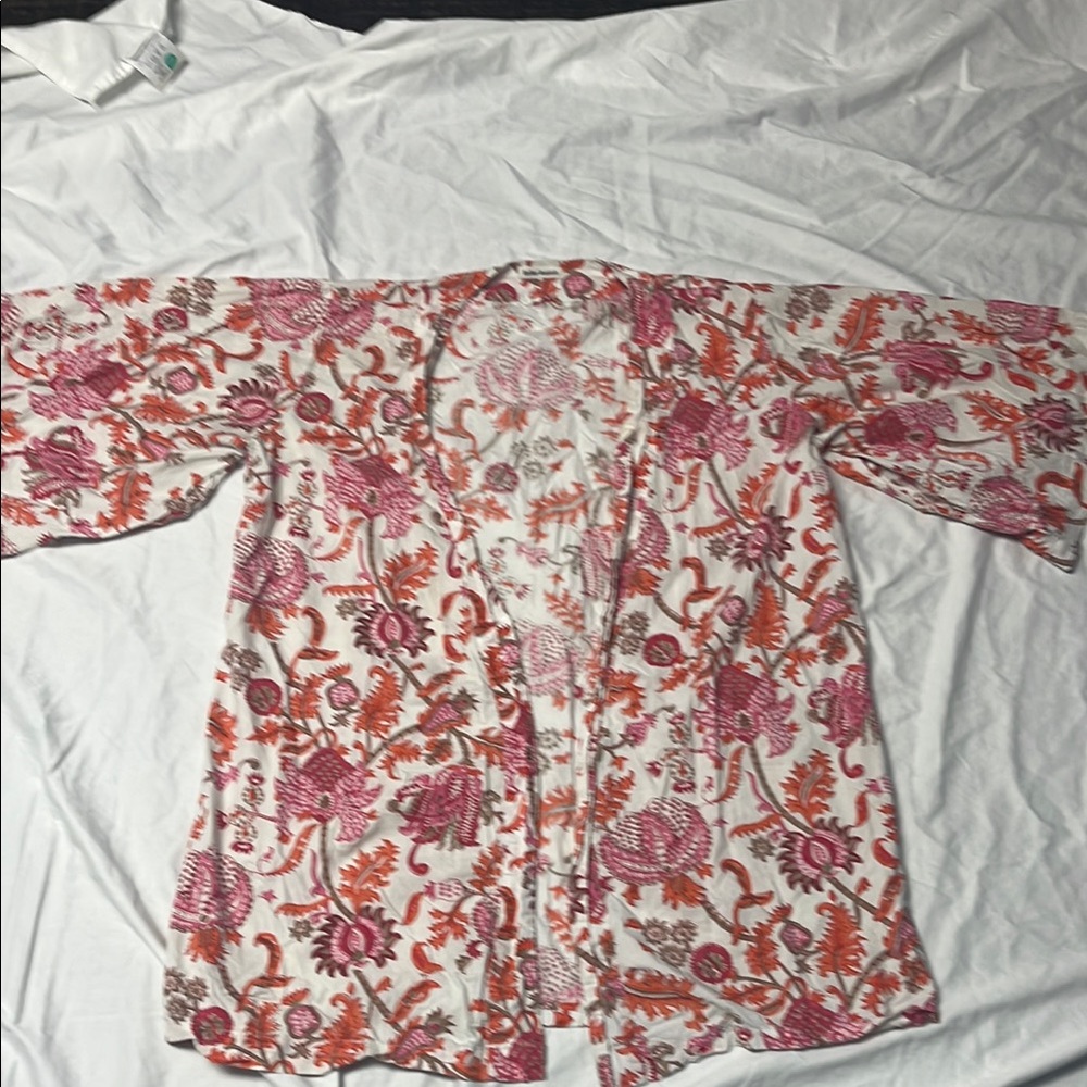 Roller Rabbit Floral Kimono